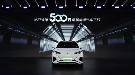 全球首家！比亞迪達(dá)成第500萬(wàn)輛新能源汽車(chē)下線(xiàn)